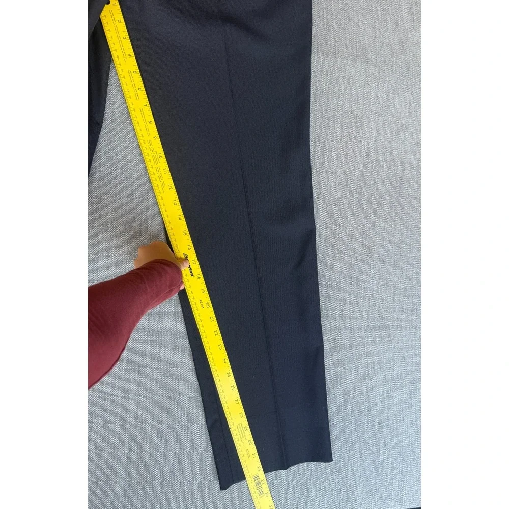 Martinique Made For The NYPD Police Uniform Pants Men 36 Navy Wool Blend Pleated